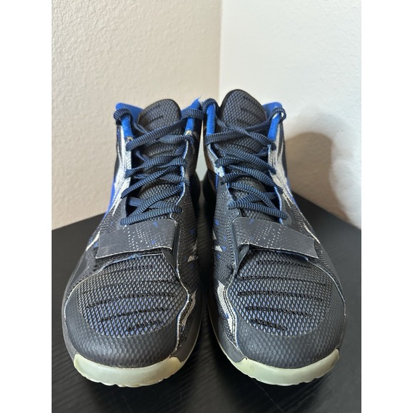 NIKE KD Trey 5 III Mens Sz 12 Black Blue Kevin Durant 2015 Basketball Shoes - Picture 2 of 11